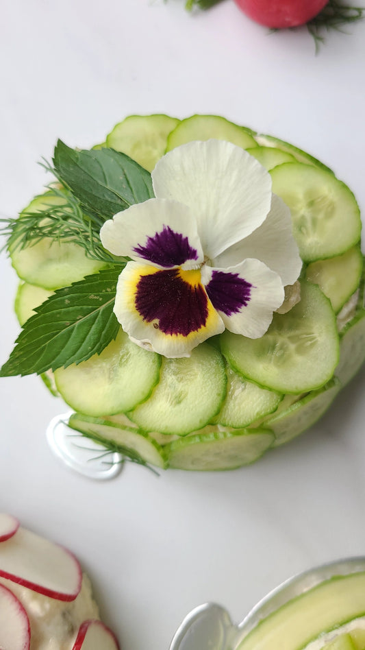 Chicken Salad Canape (Olivieh Salad)